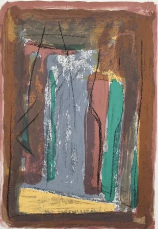 Lithographie Ràfols Casamada - La Tardor 7 / Autumn 7