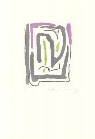 Radierung Und Aquatinta Ràfols Casamada - Laberint-1