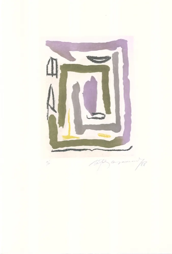 Radierung Und Aquatinta Ràfols Casamada - Laberint-2