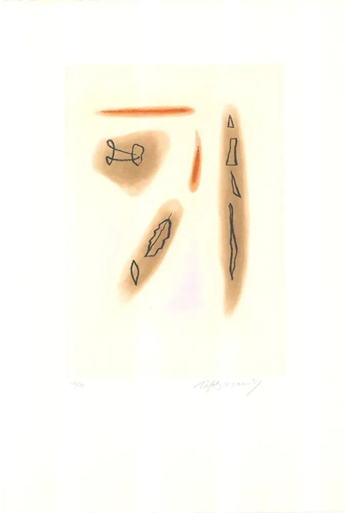 Radierung Und Aquatinta Ràfols Casamada - Primavera-3