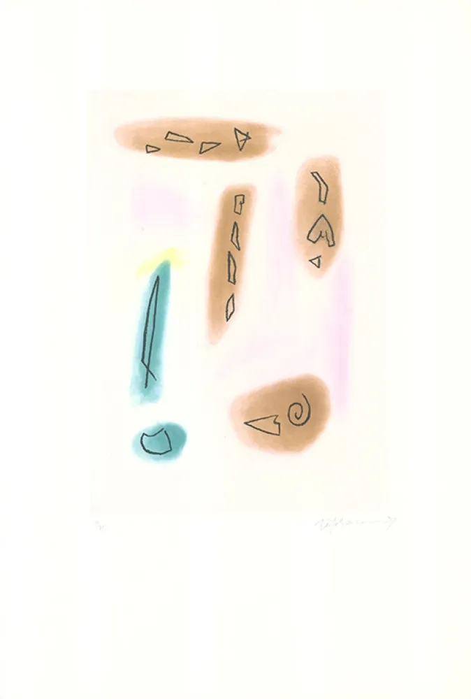 Radierung Und Aquatinta Ràfols Casamada - Primavera-4