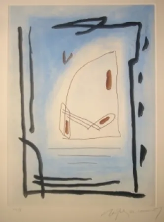 Radierung Und Aquatinta Ràfols Casamada - Sans titre 10