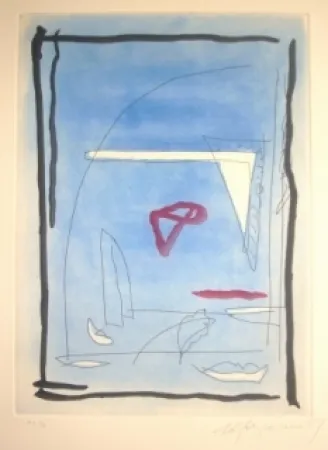 Radierung Und Aquatinta Ràfols Casamada - Sans titre 13