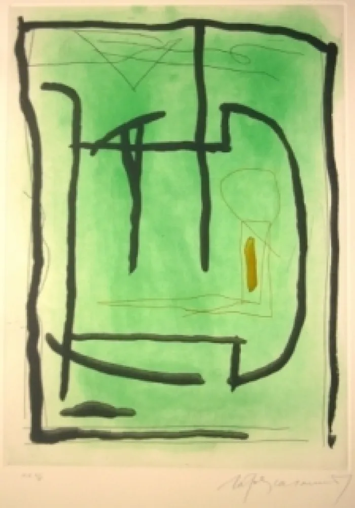 Radierung Und Aquatinta Ràfols Casamada - Sans titre 14