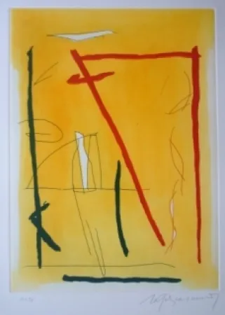 Radierung Und Aquatinta Ràfols Casamada - Sans titre 16