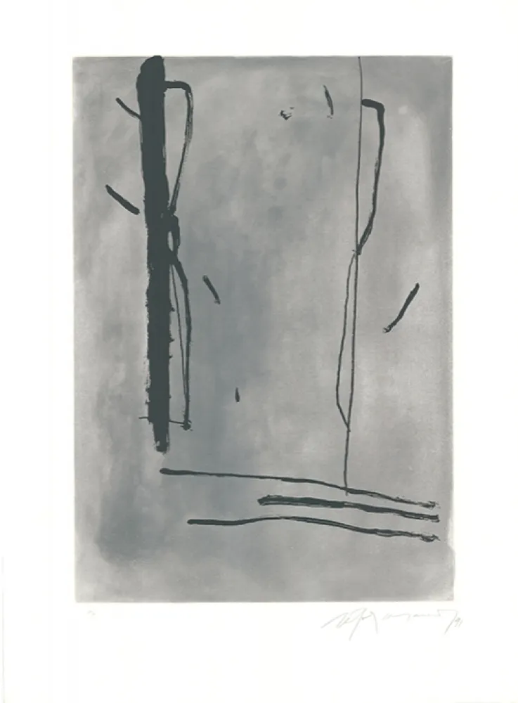 Radierung Und Aquatinta Ràfols Casamada - Signe i Color-1