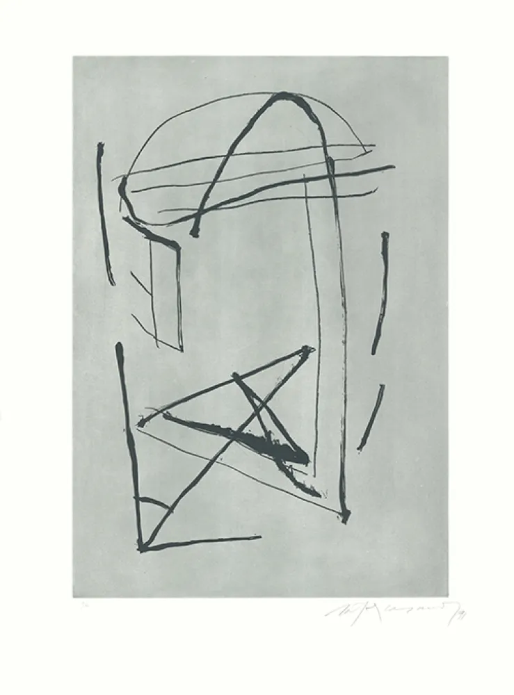 Radierung Und Aquatinta Ràfols Casamada - Signe i color-2