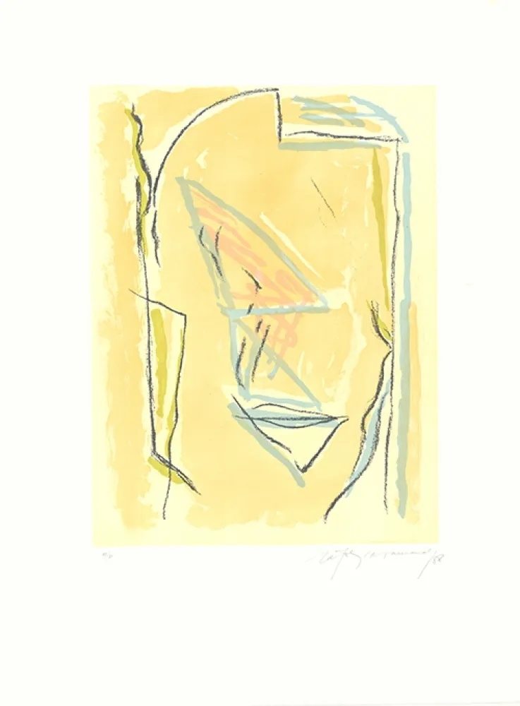 Radierung Und Aquatinta Ràfols Casamada - Terrasses-2