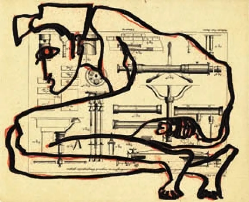 Radierung Rama - Idilli