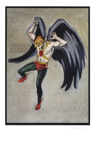 Holzschnitt Ramos - Hawkman
