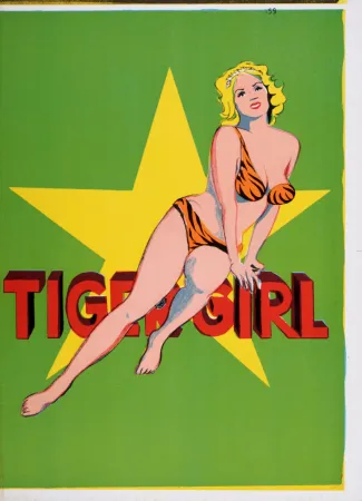 Lithographie Ramos - Tiger Girl, 1964