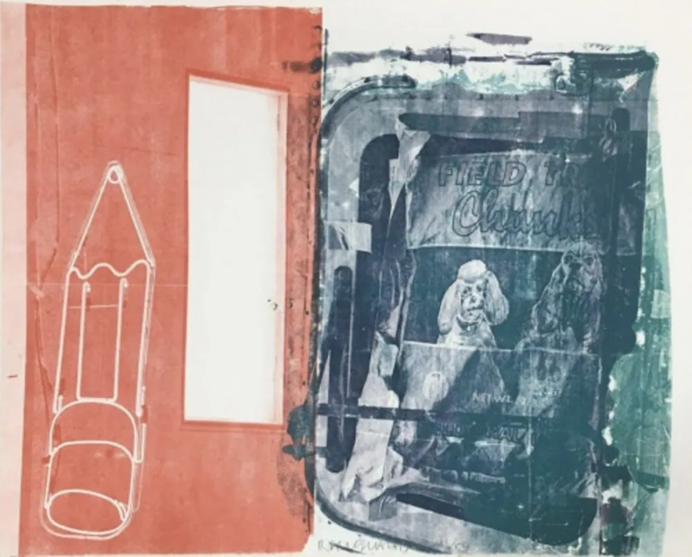 Siebdruck Rauschenberg - Best Buddies