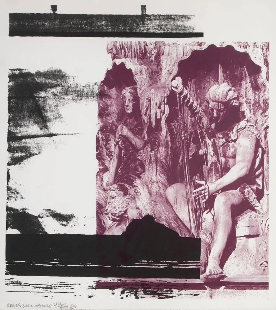 Lithographie Rauschenberg - Broken Harp