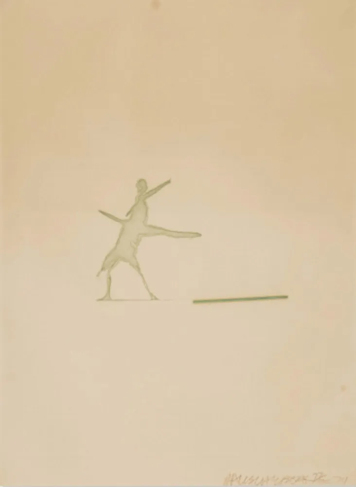 Multiple Rauschenberg - Cunningham Relief (from the Merce Cunningham portfolio)