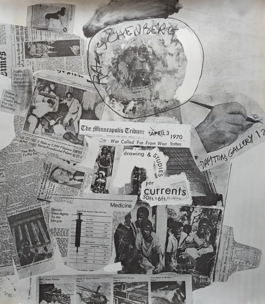 Lithographie Rauschenberg - Dayton's Gallery 12, 1970.  