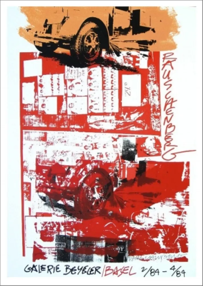 Siebdruck Rauschenberg - Galerie Beyeler