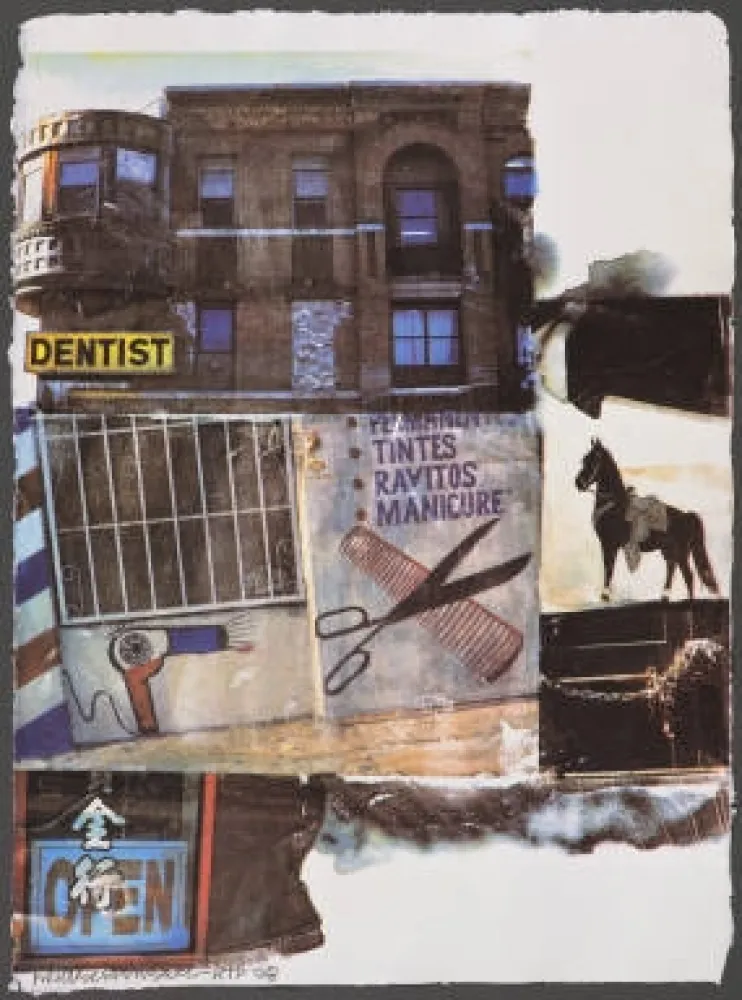 Siebdruck Rauschenberg - L.A. Uncovered #10