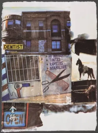 Siebdruck Rauschenberg - L.A. Uncovered #10