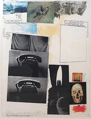 Siebdruck Rauschenberg - Poster for Peace