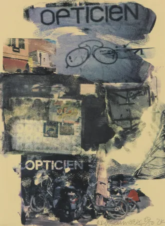 Siebdruck Rauschenberg - Site