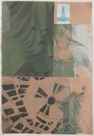 Siebdruck Rauschenberg - Statue of Liberty