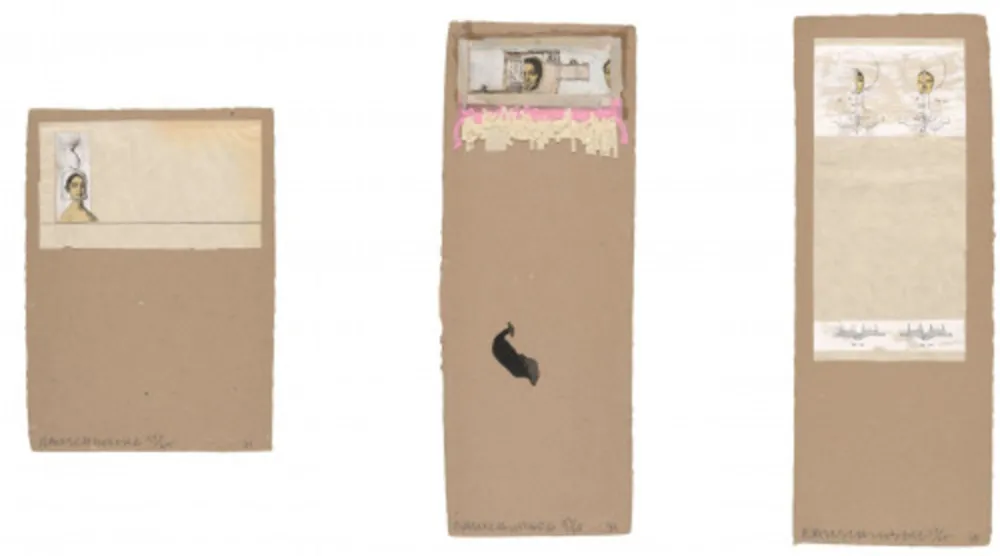 Multiple Rauschenberg - Three plates, from Shirtboards Morocco, Italy '52 Portfolio