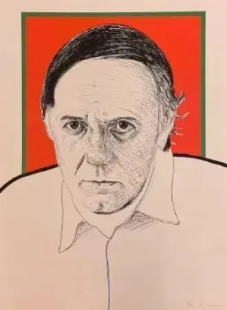 Siebdruck Raveel - Autoportrait