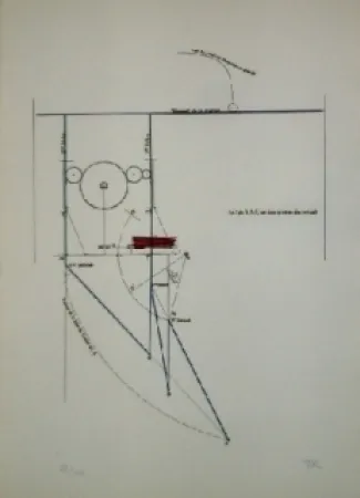 Radierung Und Aquatinta Ray - COMBAT DE BOXE