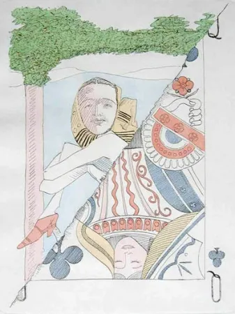 Aquatinta Ray - Dame de Trefle