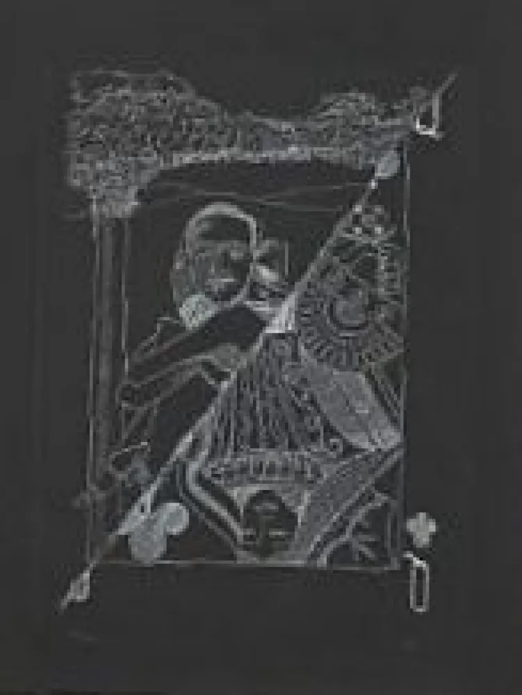 Aquatinta Ray - Dame de Trefle II