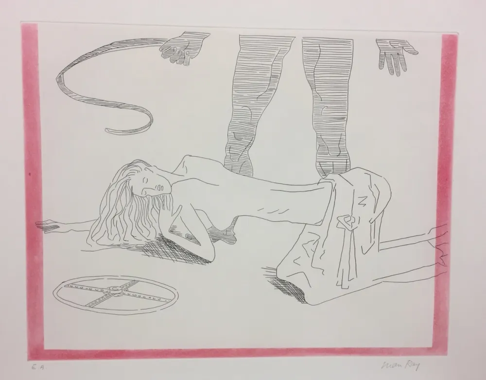 Radierung Ray - Donna