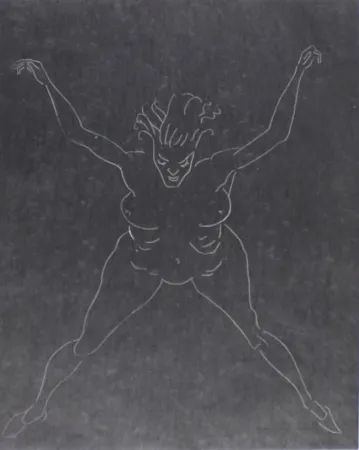 Radierung Und Aquatinta Ray - Marguerite