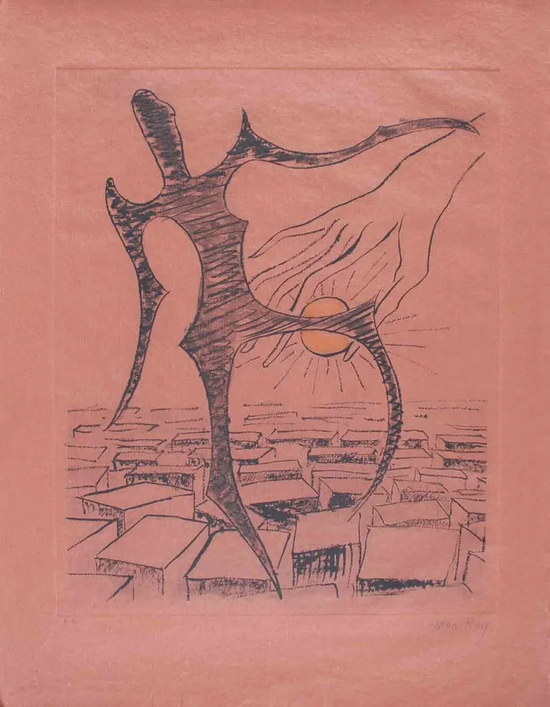 Radierung Ray - Rebus