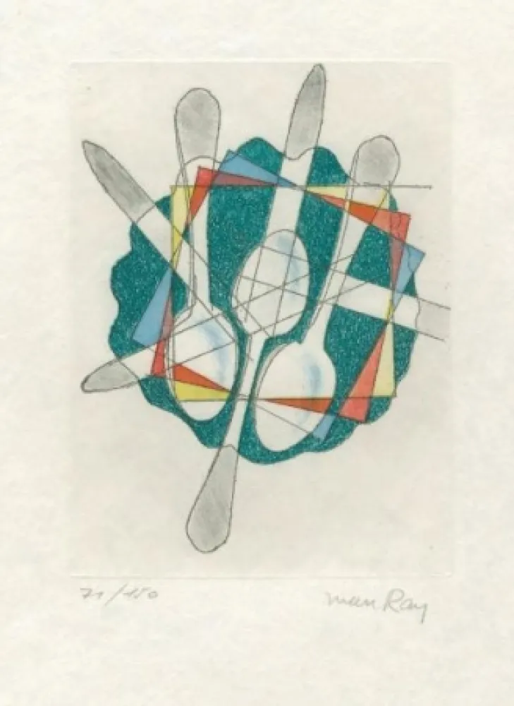 Radierung Und Aquatinta Ray - Sans  titre (pour Electro-magie)