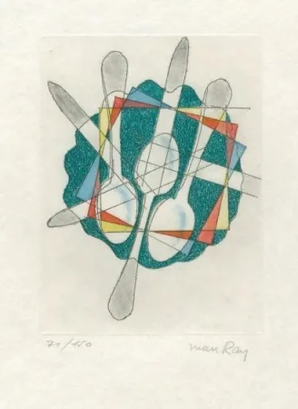 Radierung Und Aquatinta Ray - Sans  titre (pour Electro-magie)