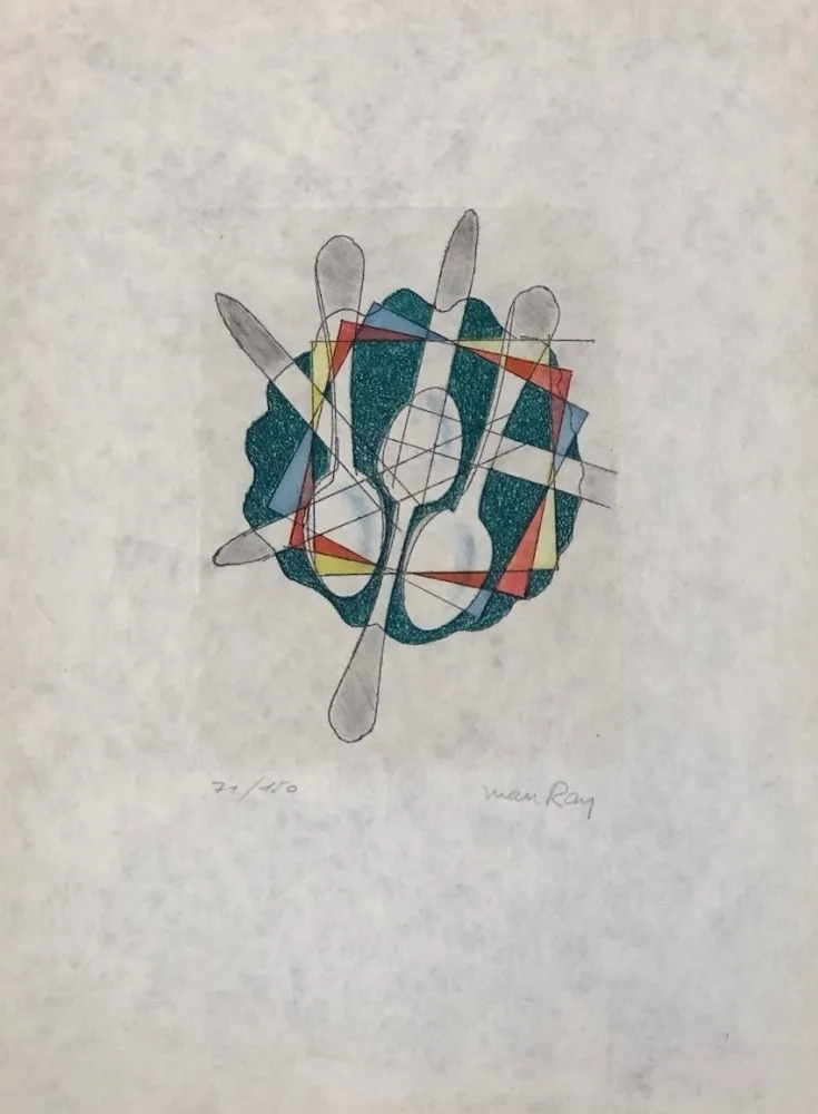 Radierung Und Aquatinta Ray - Seria Electro Magie II