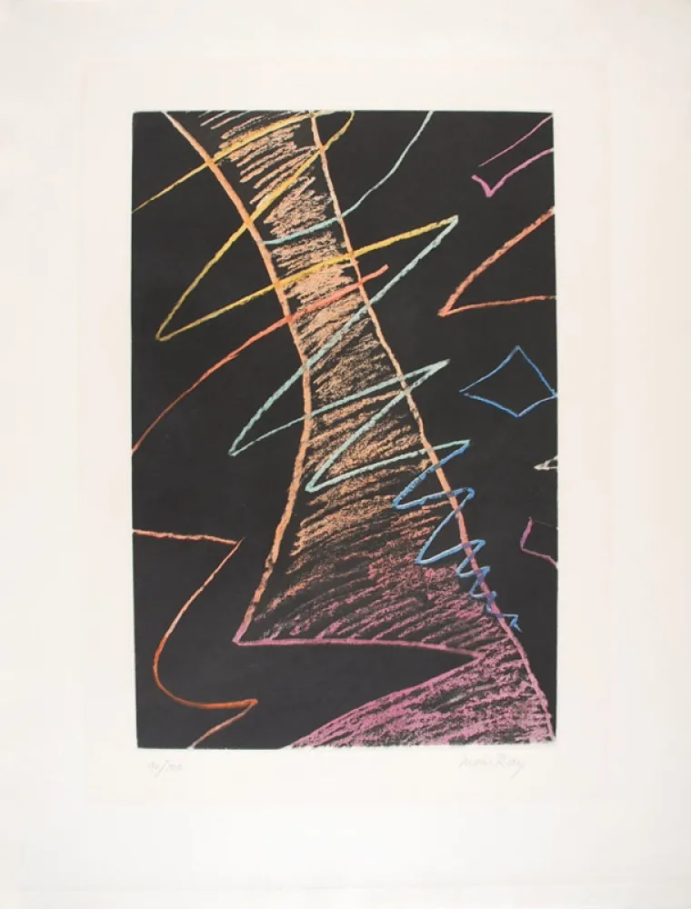 Radierung Ray - Sur La Lune