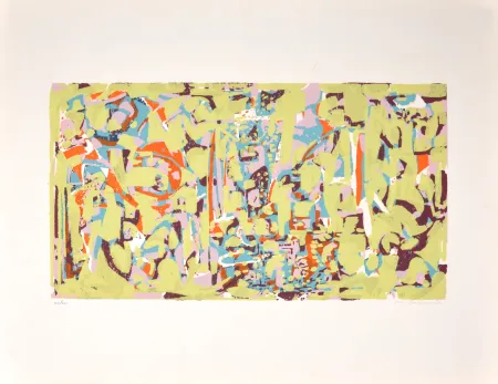 Siebdruck Raymond - Composition, 1954 - Hand-signed