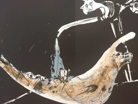 Illustriertes Buch Rebeyrolle - Edition Tete DLM 219