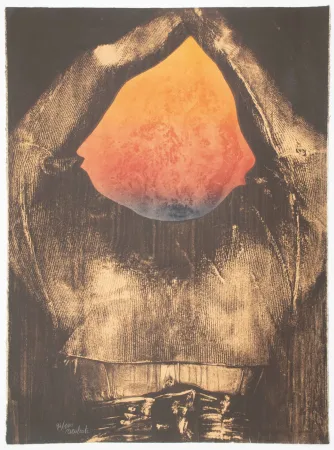 Lithographie Recalcati - Sans titre, vers 1970.