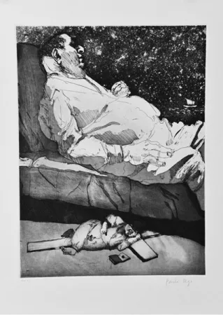 Radierung Und Aquatinta Rego - Les Planches Courbes