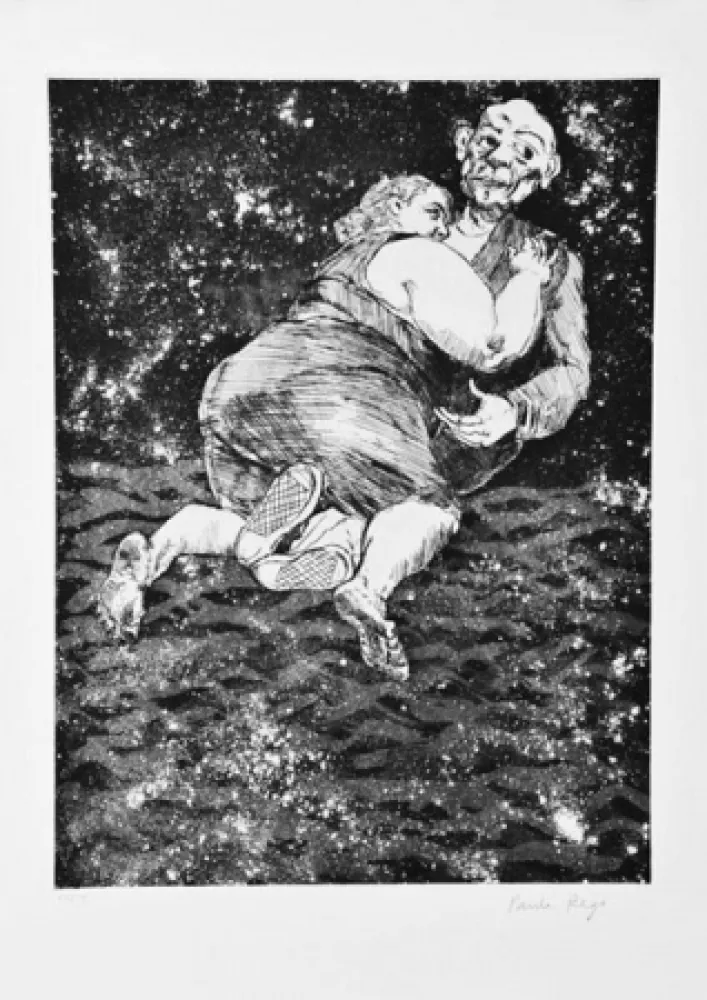 Radierung Und Aquatinta Rego - Les Planches Courbes
