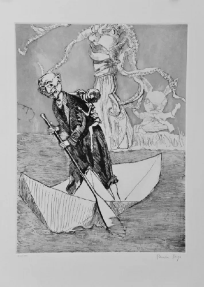 Radierung Und Aquatinta Rego - Les Planches Courbes