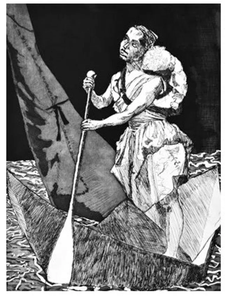 Radierung Und Aquatinta Rego - Les Planches courbes