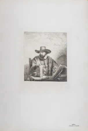 Heliogravüre Rembrandt - Anslo