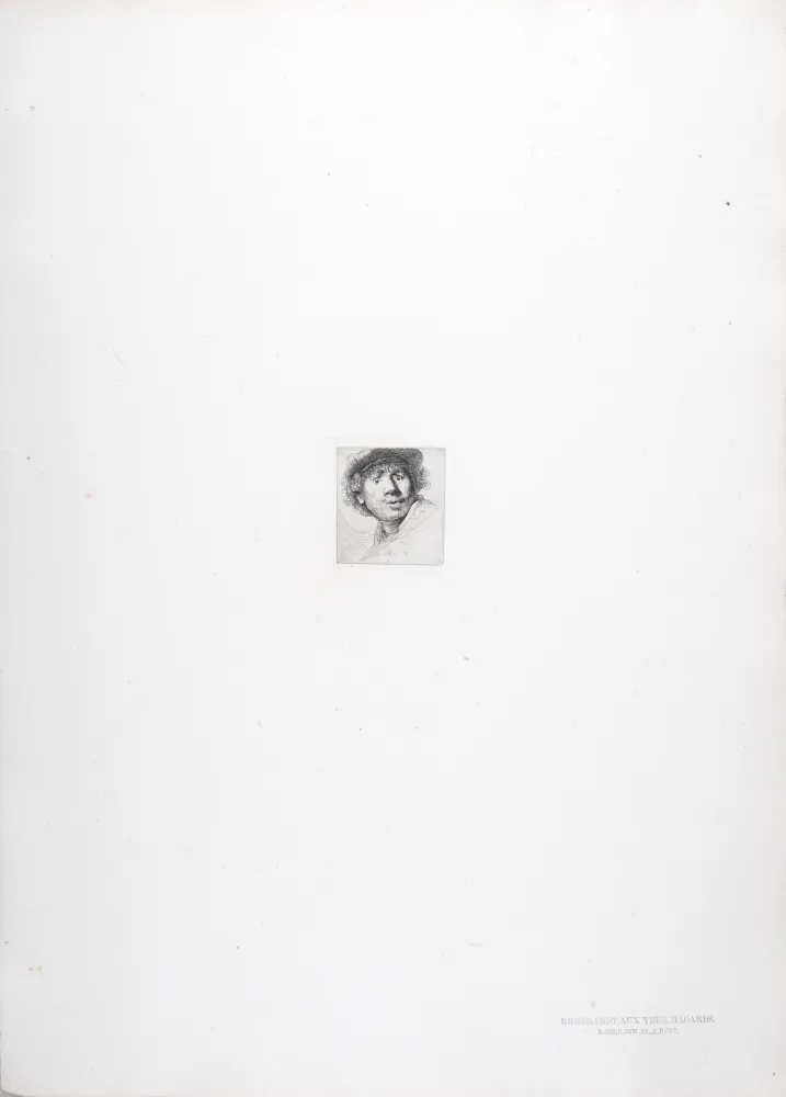 Heliogravüre Rembrandt - Rembrandt aux yeux hagards