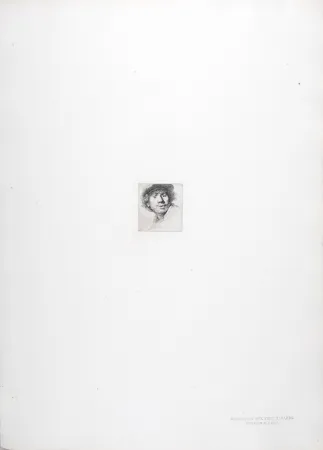 Heliogravüre Rembrandt - Rembrandt aux yeux hagards