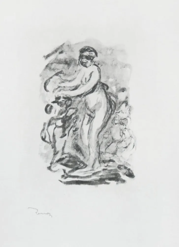 Keine Technische Renoir - Femme au cep de vigne, I Variante (Woman by the Grapevine, First Variant)