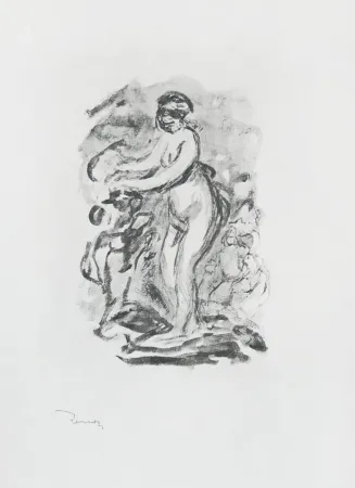Keine Technische Renoir - Femme au cep de vigne, I Variante (Woman by the Grapevine, First Variant)