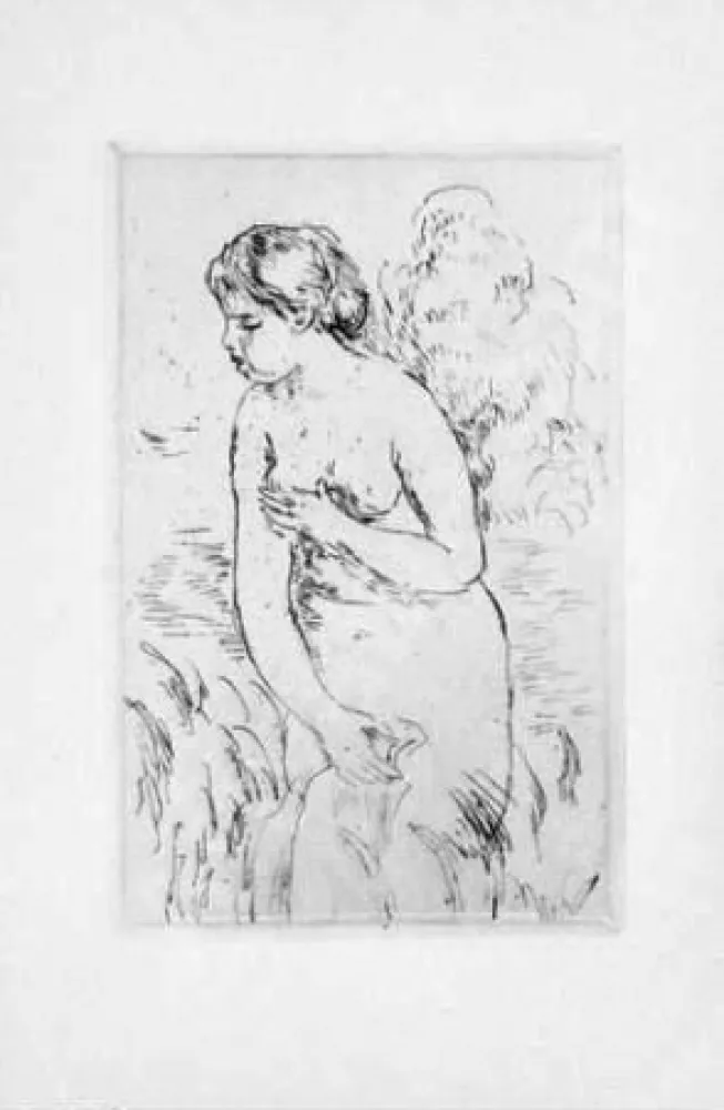 Aquatinta Renoir - La Baigneuse, 1910